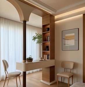 Buffet minimaliste pour salle à manger, armoires de cuisine personnalisées, îlot de cuisine, meuble TV, petite bibliothèque - Product Image 5