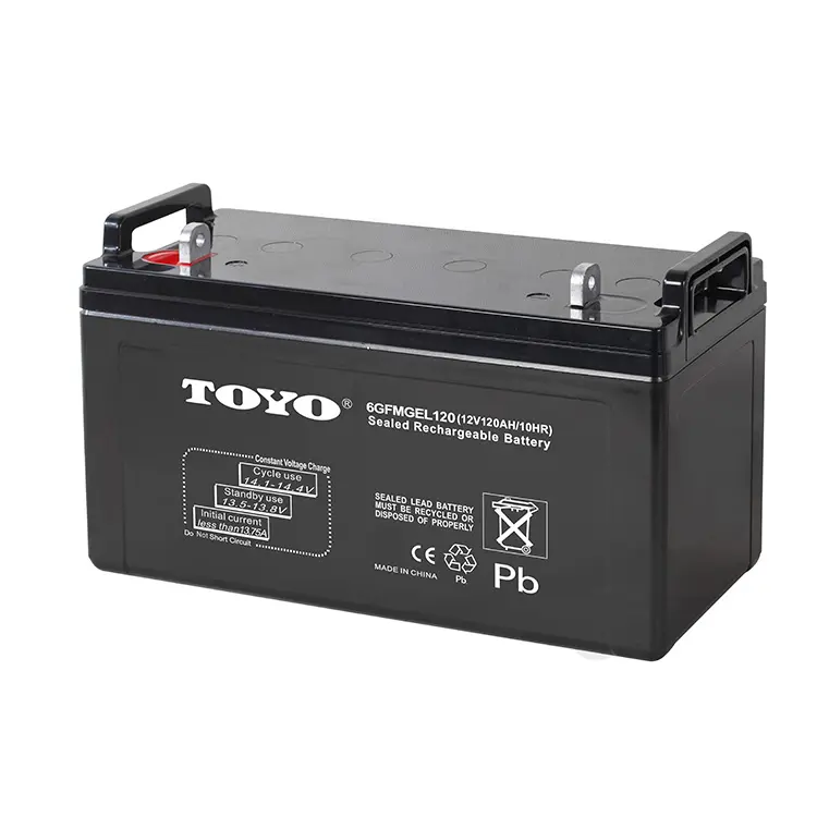 Toyo Voor Wind Energie 12V 110ah 120ah 130ah Oplaadbare Lood-zuur Solar Accu