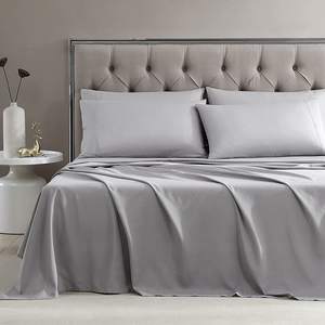 批发涤纶/竹纺300tc 40支四季大号床单套装家用纺织品 - Product Image 2