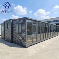 Maison préfabriquée complète de luxe portable de 20, 30 ou 40 pieds, avec 2, 3, 4 ou 5 chambres, en conteneur extensible pour expédition