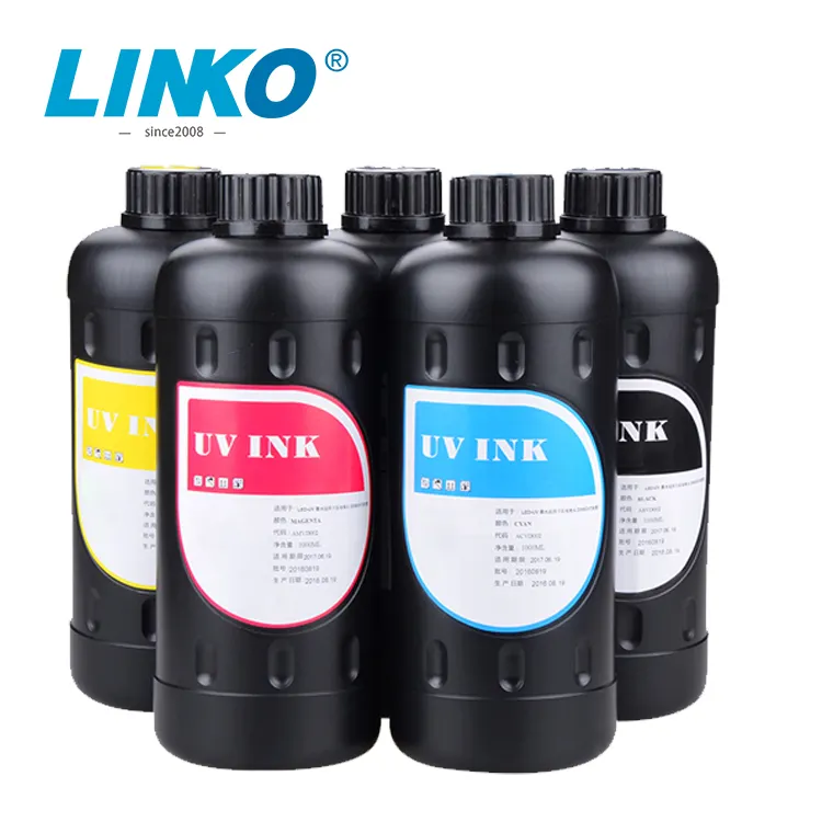 LINKO универсальные жесткие светодиодные УФ-чернила для Epson R1800 R1900 R2000 R3000