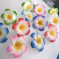 EVA Mousse Oeuf Fleur Hawaïenne Plumeria Fleurs Frangipanier Fleur Artificielle Pinces À Cheveux pour Filles