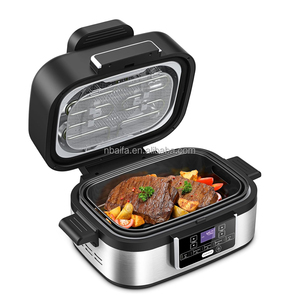 Aifa mới đến không khói kỹ thuật số LTD màn hình thông minh có thể tháo rời đa chức năng Nồi hấp điện Nồi chiên không khí - Product Image 3