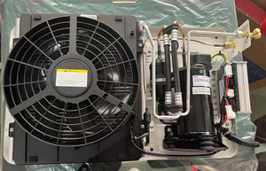 ระบบปรับอากาศแยกส่วนสำหรับรถบรรทุก 12V ระบบปรับอากาศติดหลังคา 24V สำหรับรถยนต์ รถบัส เรือ รถยนต์จอดอยู่กับที่ เครื่องทำความเย็นสำหรับจอดรถ - Product Image 4