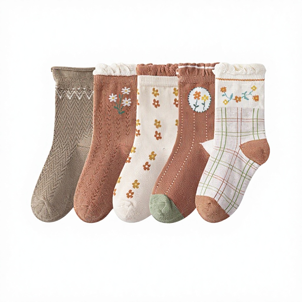 orange forest style retro flowers