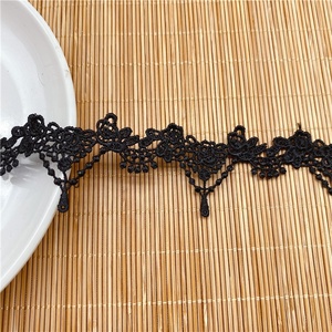 Pizzo Guipure Francese Monofacciale con Materiale in Poliestere, Ricamo Idrosolubile per Abiti da Sposa e Accessori per Abbigliamento - Product Image 6