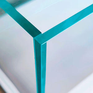 Akuarium kantor, kaca ramah lingkungan, tangki ikan Mini Desktop persegi - Product Image 2