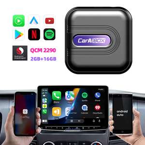 EKIY-Adaptateur CarPlay sans fil pour Android 11, sans fil, <span class=keywords><strong>YouTube</strong></span>, Netflix, 2G + 16G, CarPlay TV, boîtier QCM2290, 4 cœurs - Product Image 1