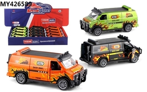 Vente chaude 1:32 tirer vers l'arrière en alliage modèle de voiture ensemble modèle de voiture camion de pompiers <span class=keywords><strong>ambulance</strong></span> voiture de police jouet moulé sous pression - Product Image 2