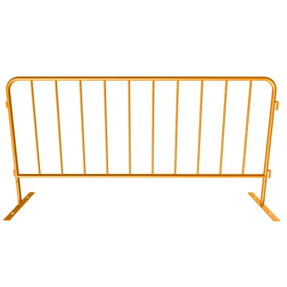 Barel tabrakan baja galvanis rakitan mudah dilepas barikade kontrol kerumunan jalan untuk pagar sementara
