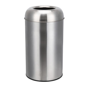 50L 65L 90L tapa abierta satén comercial centro comercial vestíbulo cubo de basura grande cubos de basura al aire libre cubo de basura polvoriento fábrica - Product Image 1
