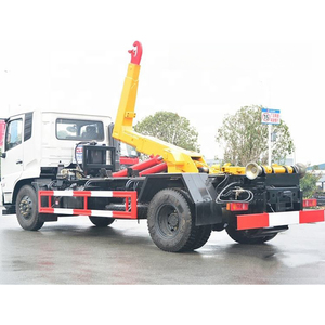 Camion à ordures Dongfeng 4x2 avec benne à bras articulé amovible, fabricant de camions à ordures à bras de ramassage - Product Image 4
