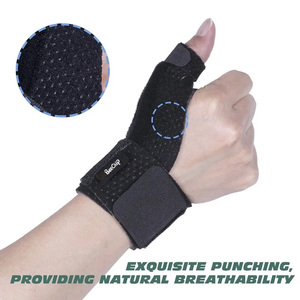 Muñequeras transpirables reversibles para mano izquierda/derecha, <span class=keywords><strong>inmovilizador</strong></span> protector, equipo deportivo de neopreno, alivio del dolor para el <span class=keywords><strong>pulgar</strong></span> - Product Image 4