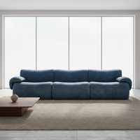 Ensemble de canapés en tissu de conception italienne moderne - Canapé durable compressé sous vide pour hôtel et villa |   Compression à rebond rapide