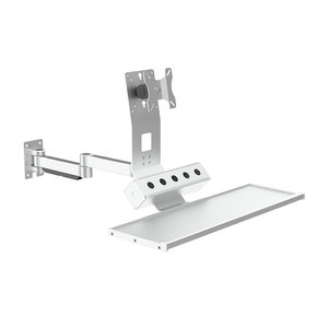 Alijiu 42Byc Novo Monitor Stand Computador Desktop Braço Robótico Cantilever Wall-Mounted Display Screen Rotatable 90 Graus Metal - Product Image 1