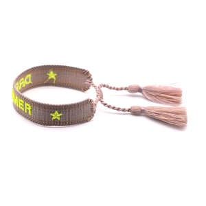 Braccialetti di corda intrecciati con lettere d'amore personalizzabili personalizzabili per braccialetti promozionali con Design unico - Product Image 2
