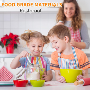 Juego de Cucharas Medidoras de Metal, Utensilios de Repostería de Acero Inoxidable de Primera Calidad con Accesorios para el Hogar y la Cocina, Cucharas de Té Apilables - Product Image 5