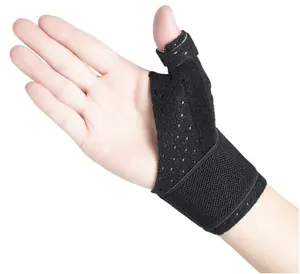 Breathable 내neoprene 조정가능한 손목 버팀대 엄지 안정제 손목 지원은 탄력 있는 결박으로 보호합니다