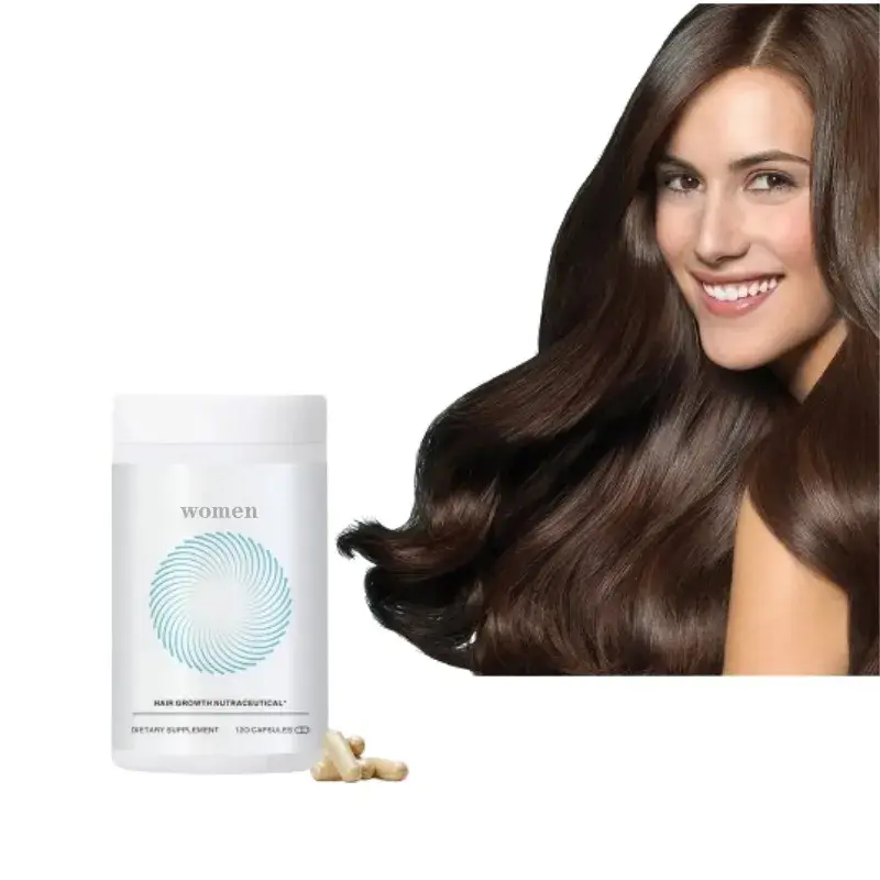 Private Label Vegan Enhanced Hair Oil Capsule Visibly Thicker & Stronger Hair Vitamin Capsules Biotin Bioactive Keratin Capsules