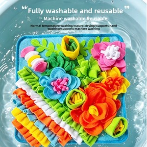 Nuovo Tappetino Olfattivo in Pile Polare per Animali Domestici, Tappetino Puzzle per Alimentazione Lenta, Giocattolo per Addestramento Olfattivo per <span class=keywords><strong>Cani</strong></span> e Gatti - Ingrosso - Product Image 1