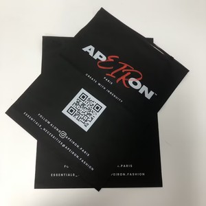 35x45cm Custom Private Label Black Plastic Zipper Bags <b>Waterproof</b> Tear Resistant Garment Packaging Storage Pouches Bag - Product Image 2