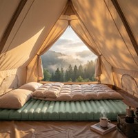 Matelas pneumatique moderne très vendu avec pompe, gonflage/dégonflage automatique, fonction massage pour le camping