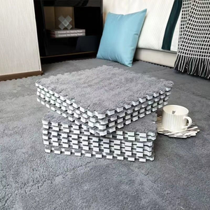 30x30CM Eco-Friendly DIY Puzzle <span class=keywords><strong>Tapis</strong></span> Machine-Made Lavable Mousse Dos Court Daim Maison Exercice Prière Golf Enfants/Bébé - Product Image 5