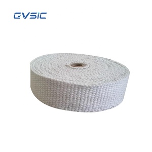 <span class=keywords><strong>Cinta</strong></span> de Fibra Cerámica Trenzada al por Mayor para Aislamiento de Tuberías y Conservación del Calor - Product Image 1
