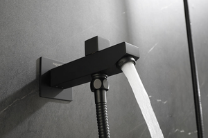 Caméra de <span class=keywords><strong>Douche</strong></span> Dissimulée Étanche Noire Mate en Cuivre Encastrée - Product Image 5