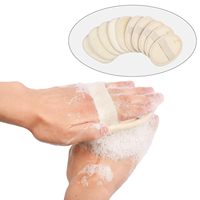 Éponges exfoliantes pour le corps en luffa naturelle avec logo personnalisé, pour le bain et la douche, pour femmes et hommes