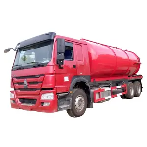 Sinotruk howo真空吸污车camion vidangeur 6x4，带油轮10cbm-20cbm待售