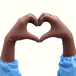 40 Box 13Mil Medical Wholesale <strong>Manufacturers</strong> Coated Cheap Prices Brown Disposable <strong>Orthopaedic</strong> Gloves Powder Free - Product Image 2