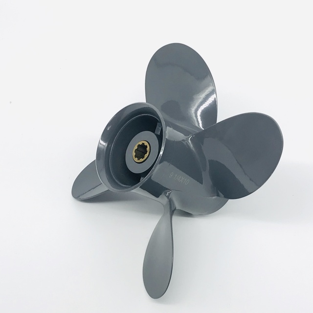 Marine Propeller Fit for HONDA Outboard  Motor Engine 4 Blade  Propeller  9 -1/4X10"