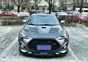 Para HYUNDAI VELOSTER 2011-2017 tipo C capó de motor con ventilación de aire de fibra de carbono - Product Image 6