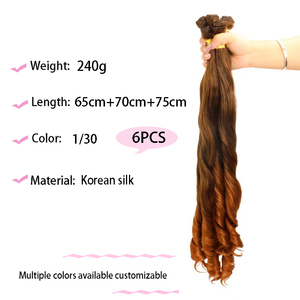 BELEZA 2 #   Eliza Promotion Tresses au Crochet Bouclées en <span class=keywords><strong>Fibre</strong></span> Synthétique Douce Longue Durée Facile à Installer Extensions de Cheveux pour Femmes - Product Image 4