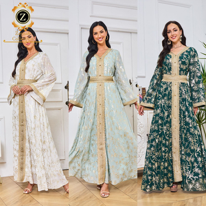 Zaynab Eid Jalabiya venta al por mayor Dubai Abayas Arabia Saudita mujeres musulmanas vestido Turquía Jalabiya Abaya mujeres musulmanas vestido Jalabiya - Product Image 2