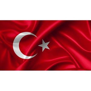 Bandera Nacional de Turquía 300x200cm Roja con Creciente y Estrella Blancas para Uso en Interiores y Exteriores - Product Image 1