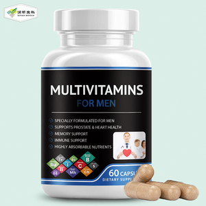 Cápsulas Multivitamínicas con Vitamina <span class=keywords><strong>B12</strong></span> y C para Hombres Adultos - Product Image 1
