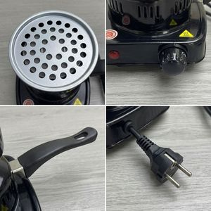<b>Portable</b> <b>Electric</b> Charcoal Burner Thermostatic Shisha Coal Igniter Adjustable Heat Metal Charcoal <b>Heater</b> for Hookah BBQ Camping - Product Image 3