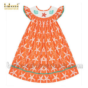 Beautiful Starfish Girl Smocked Bishop Dress - BB1835 - Product Image 4
