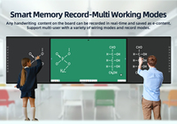 Pizarra Interactiva EIBOARD de 86 Pulgadas, 162 Push Pull, 4K, Lápiz Infrarrojo, Tiza, Pizarra Inteligente Android para Educación en el Aula