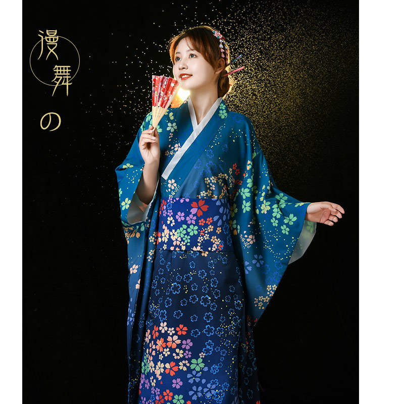 Wholesale Loose Satin Pajamas - Traditional Japanese Geisha Kimono for Women Wholesale Loose Satin Pajamas - Traditional Japanese Geisha Kimono for Women