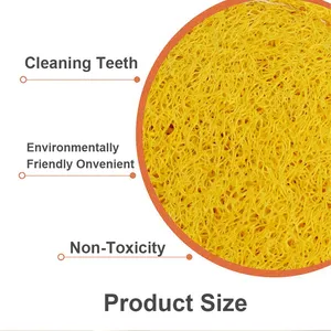 <b>Dog</b> Teething <b>Ball</b> Chew Toy Natural Loofah Modern Cartoon Design 6.5cm Anti-Bite Pet Anxiety Relief Indoor Outdoor Use - Product Image 5