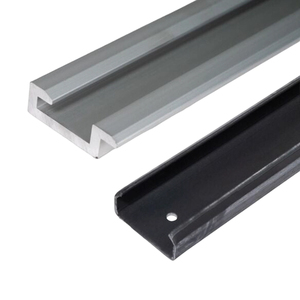 Rail de treuil coulissant robuste de 6 pieds à souder pour remorque à plateau, compatible avec les rails L et C doubles - Product Image 1