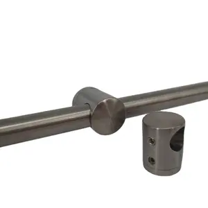 Handrail Fittings Round Pipe Elbow Stainless Steel Connector And Cross Bar Holder