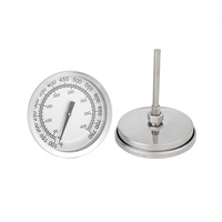 Thermomètre de cuisine analogique à lecture instantanée en acier inoxydable 430, 80*16mm, pour usage domestique