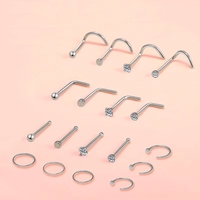 Anneau de nez en titane G23 ASTM F136, segment articulé clicker, pour septum, hélix, daith, cartilage, piercing de nombril, bijoux de corps, vente en gros OEM