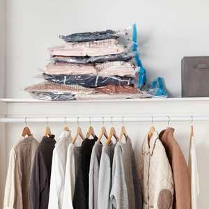 High Quality Vacuum <b>Storage</b> Bags for <b>Clothes</b> Bedding Thickened Airtight Compression Bags with Hand Pump Space Saving <b>Storage</b> - Product Image 4