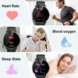 Montre connectée S51 pour hommes et femmes, écran tactile HD 1,39 pouces pour appels et numérotation, étanche IP68, GPS, lecteur de musique, <span class=keywords><strong>113</strong></span>+ modes sportifs - Product Image 3