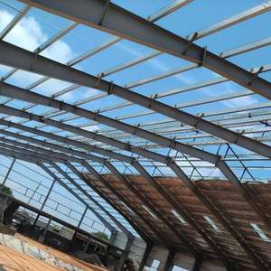 Atelier préfabriqué en acier galvanisé, structure métallique à <span class=keywords><strong>grande</strong></span> portée, conception industrielle et commerciale - Product Image 5